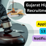 Gujarat High Court Recruitment Notification 2024