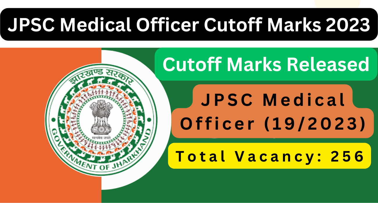 JPSC Medical Officer 2023 recruitment notification
