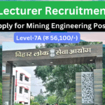 BPSC Lecturer Recruitment Notification 2024