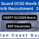 Coast Guard (ICG) Navik (GD) and Yantrik Recruitment 01/2025