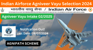 Indian Air Force Agniveer Vayu Recruitment Notification 2024