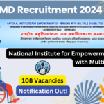 NIEPMD Recruitment 2024 Notification