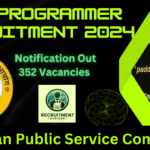 RPSC Programmer Recruitment 2024 Notification