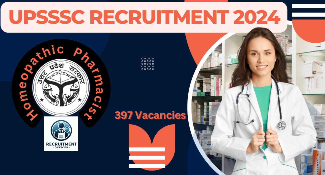 UPSSSC Pharmacist Recruitment 2024 Notification