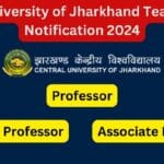 CUJ Teaching Job Notification 2024 – Apply Now for Professor, Associate Professor and Assistant Professor