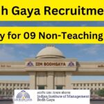 IIM Bodh Gaya Recruitment 2024