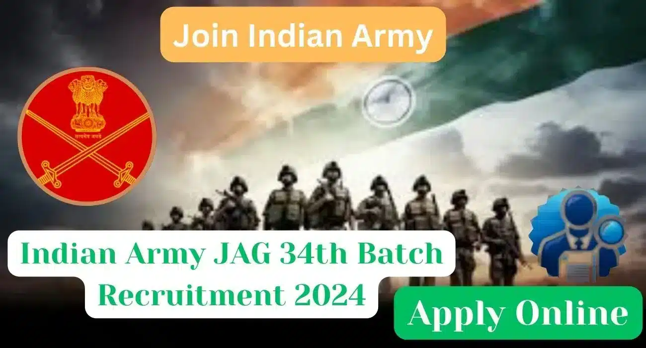 Indian Army JAG 34th Entry April 2025 Batch Online Form: Apply Now 10 Post