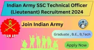 Indian Army SSC Technical Recruitment 2024