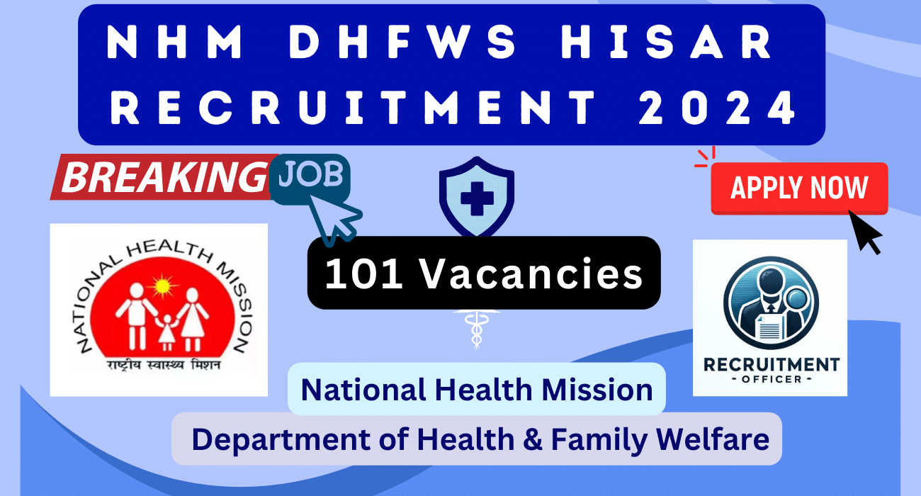 DHFWS Hisar Recruitment 2024 Notification
