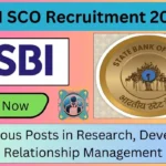 SBI SCO recruitment 2024