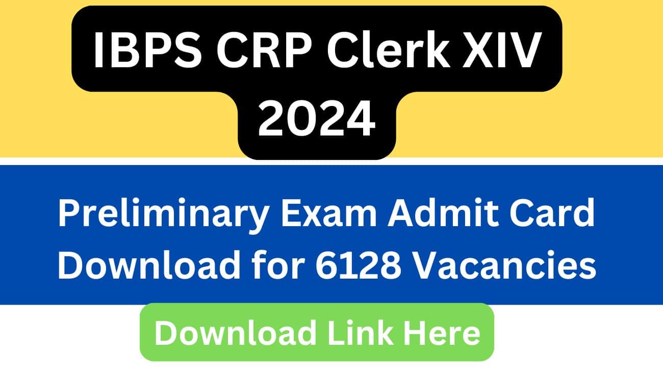 IBPS CRP Clerk XIV 2024