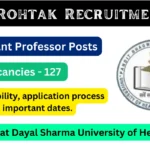 PGIMS Rohtak Recruitment 2024 - Apply for Assistant Professor Posts