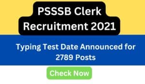 PSSSB-Clerk-2021