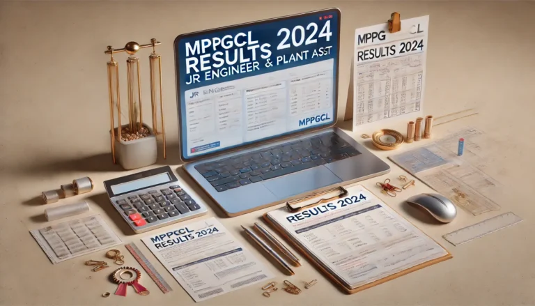 MPPGCL Jr Engineer Marks 2024 & Plant Asst & Other Recruitment 2024 CBT Marks Released