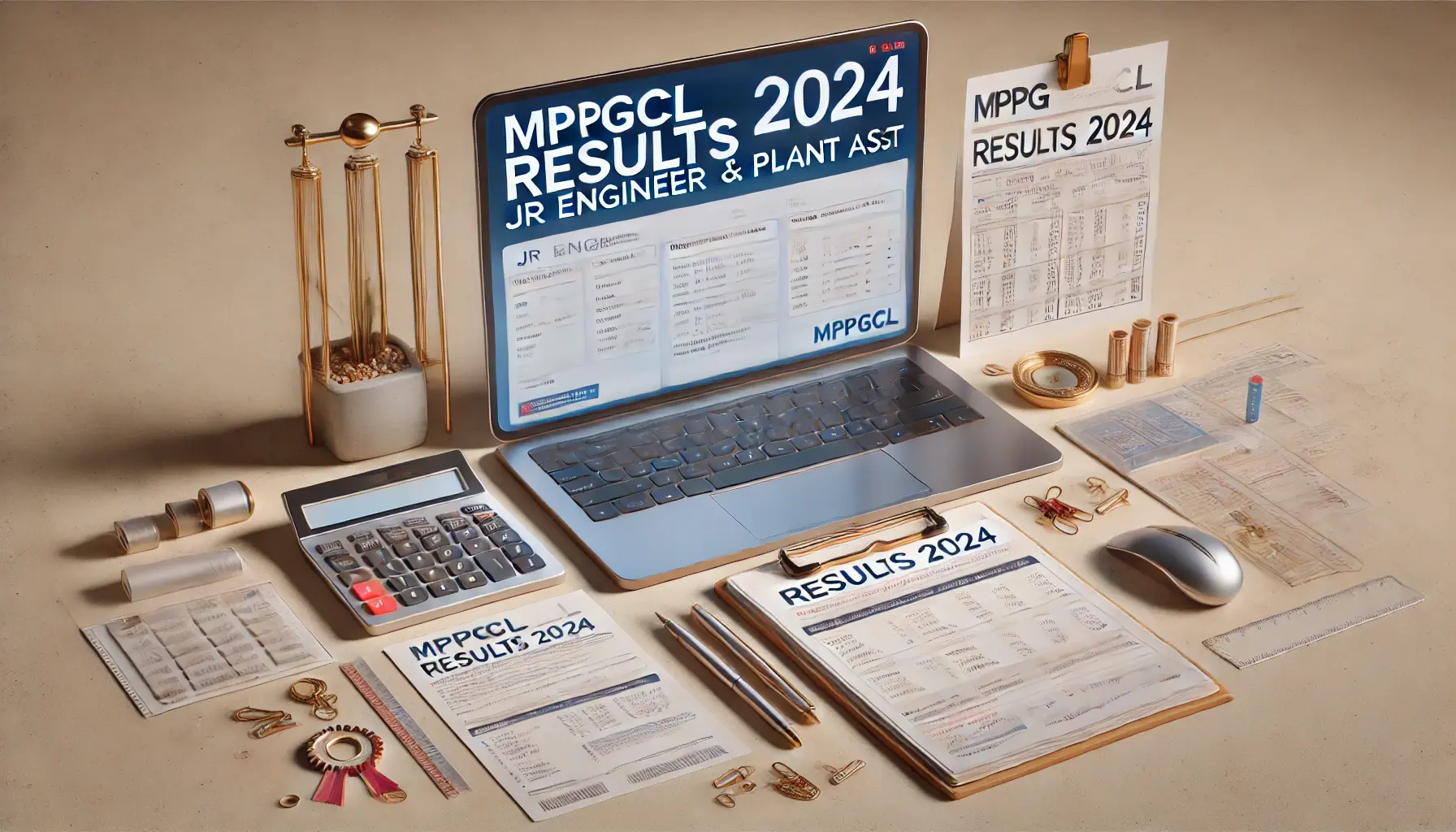 MPPGCL Jr Engineer Marks 2024 & Plant Asst & Other Recruitment 2024 CBT Marks Released