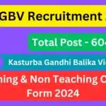 AP KGBV Recruitment 2024