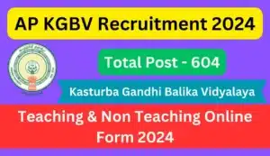 AP KGBV Recruitment 2024