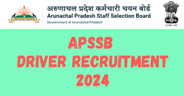 APSSB Driver Recruitment 2024