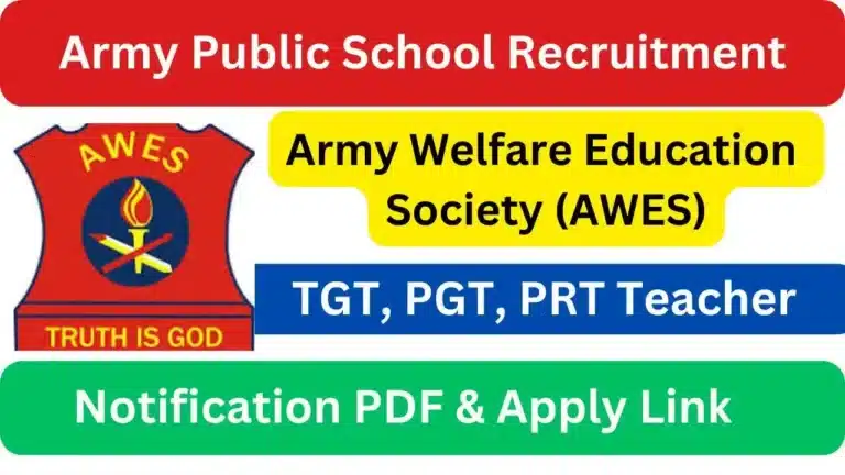 Army Public School Recruitment
