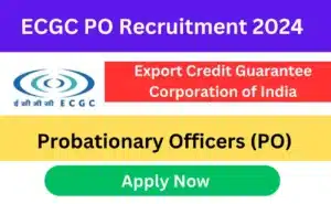 ECGC PO Recruitment 2024