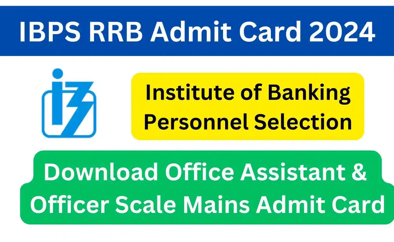 IBPS RRB Admit Card 2024