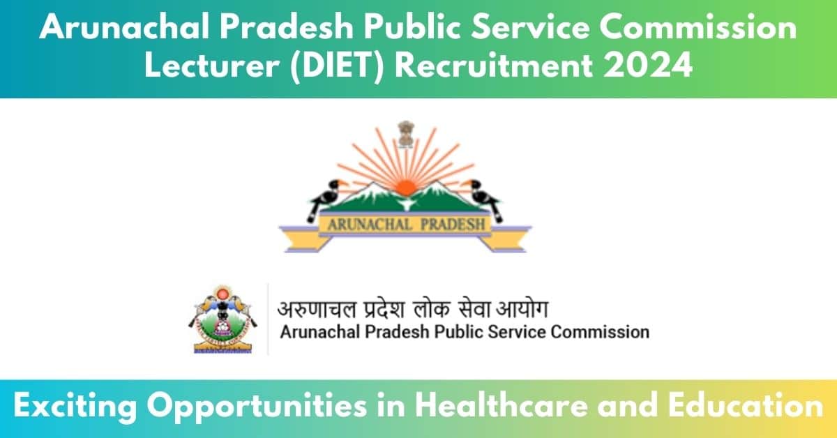 Lecturer (DIET) Recruitment 2024