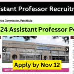 HPSC Assistant Professor Recruitment 2024 - Apply Now for 2,424 Vacancies in Haryana.