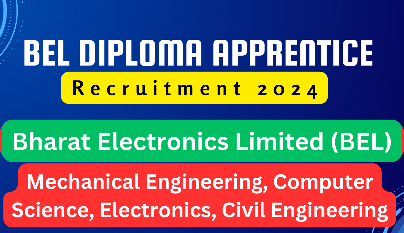BEL Ghaziabad Diploma Apprentice Recruitment 2024