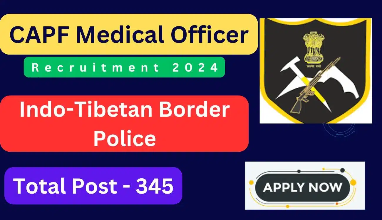 CAPF Medical Officer (MO) Recruitment 2024