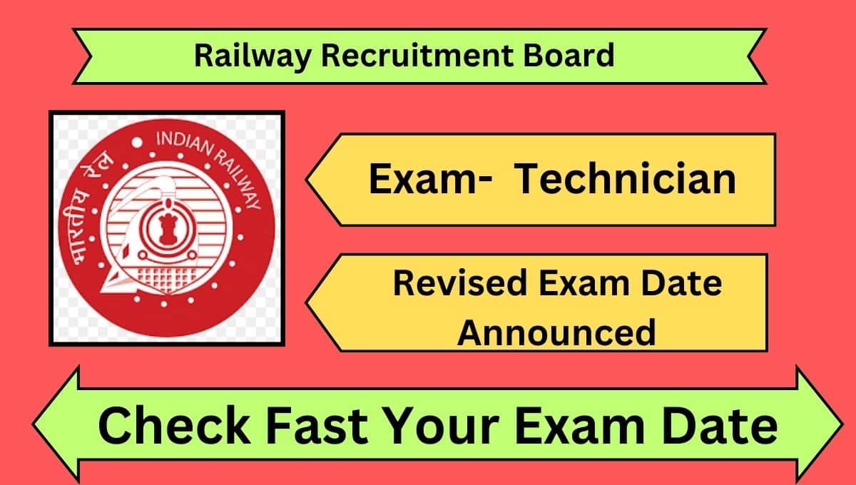 RRB Technician Exam Date 2024
