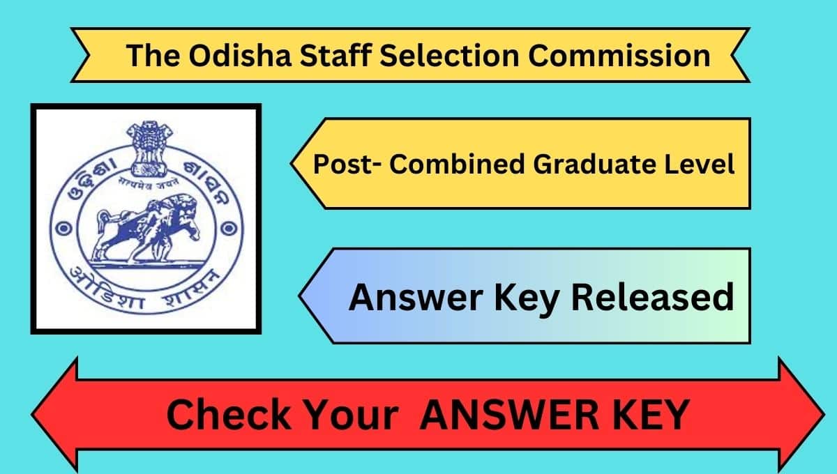 OSSC CGL Answer Key 2024