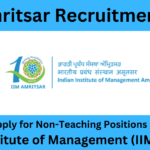 IIM Amritsar Recruitment 2024