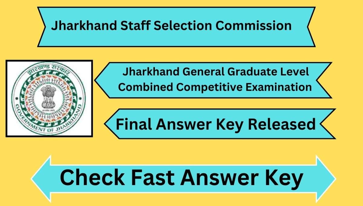 JSSC JGGLCCE Answer Key 2024