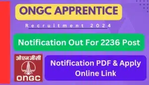 ONGC Apprentice Recruitment 2024