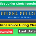 Odisha Police Junior Clerk Recruitment 2024 - Apply Online for 177 Vacancies. Last date October 13, 2024.