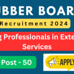 Rubber Board Young Professional Recruitment 2024