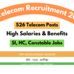 ITBP Telecom Recruitment 2024 - 526 Vacancies for Sub-Inspector, Head Constable, and Constable Positions.