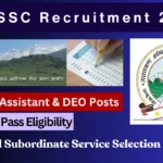 UKSSSC Junior Assistant and DEO Recruitment 2024 for 751 vacancies. Apply before November 1, 2024.