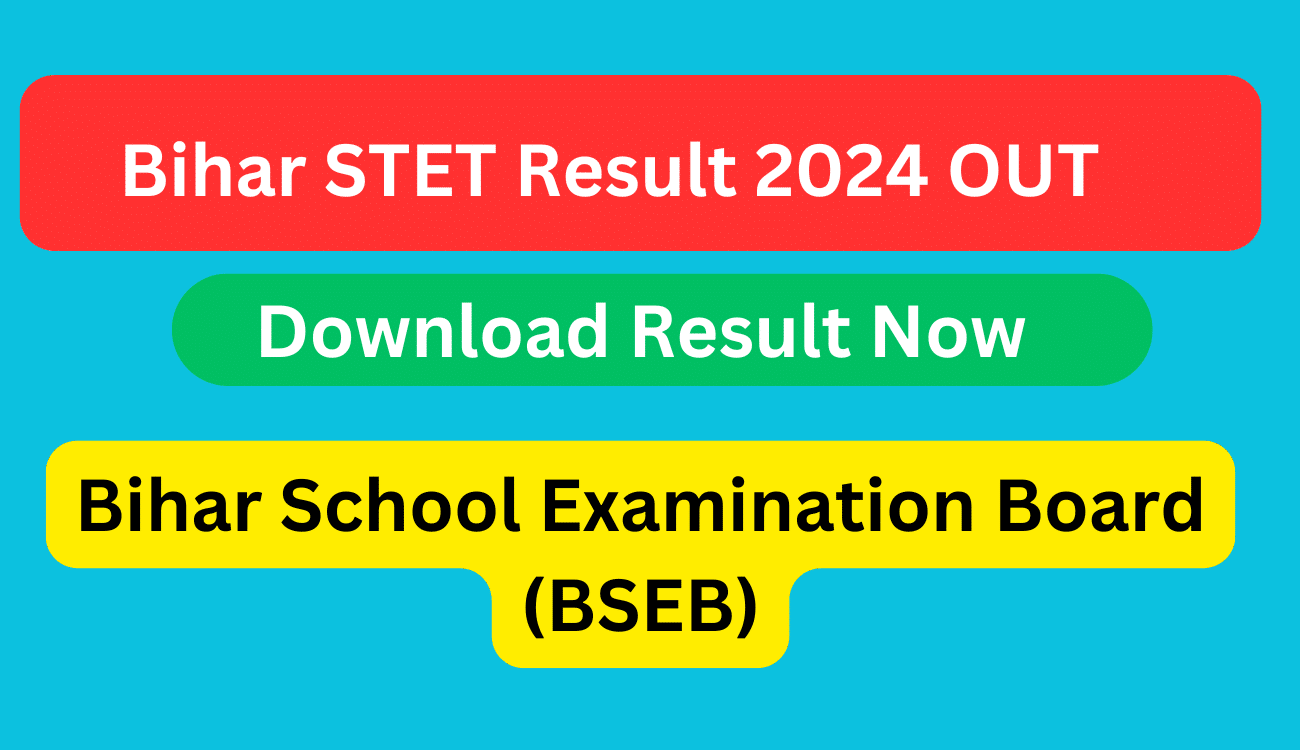 Bihar STET Result 2024