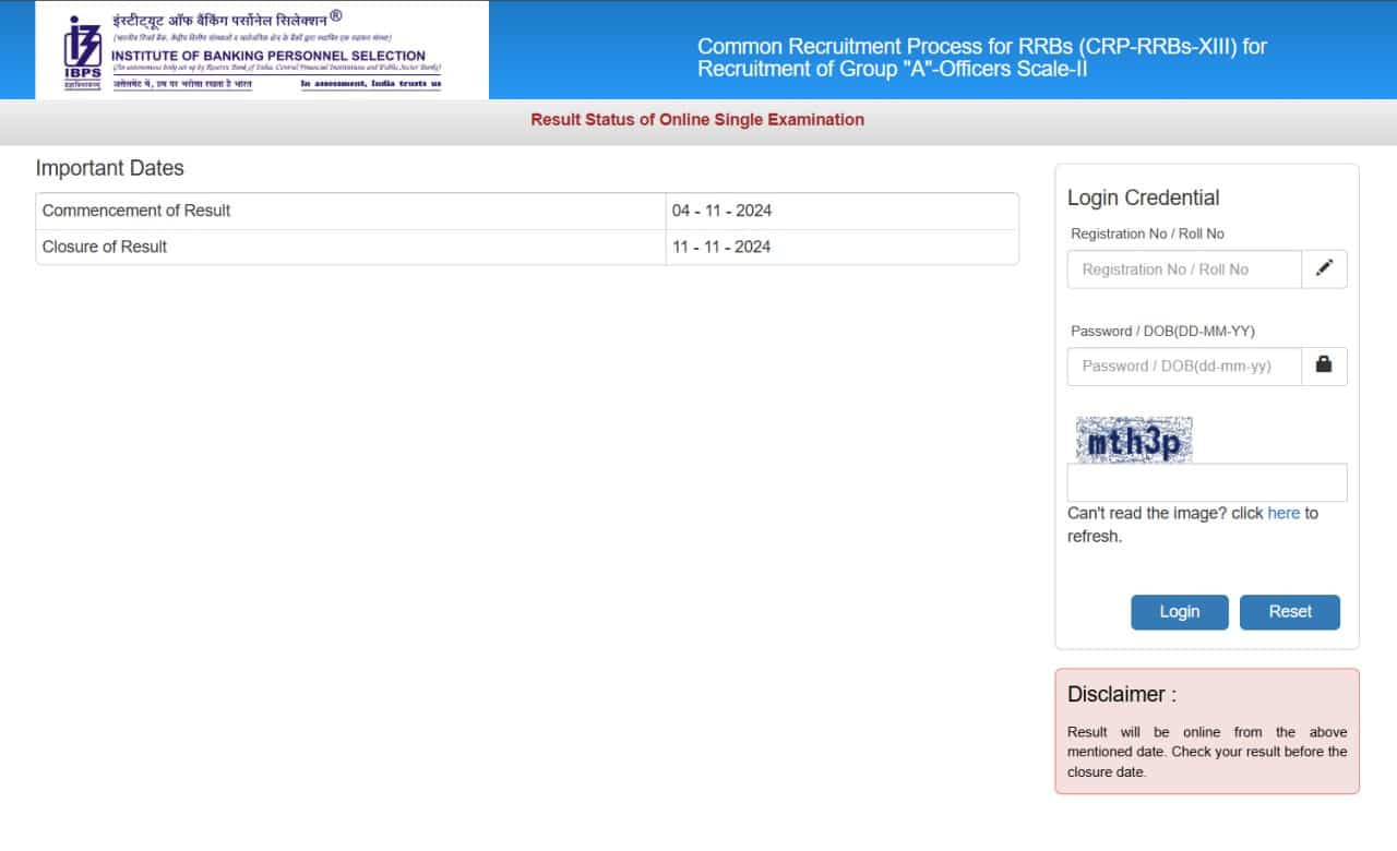 Thumbnail displaying "IBPS RRB Officer Scale 2 and 3 Result 2024 Released - Check Now"