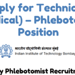 IIT Bombay Phlebotomist Recruitment 2024