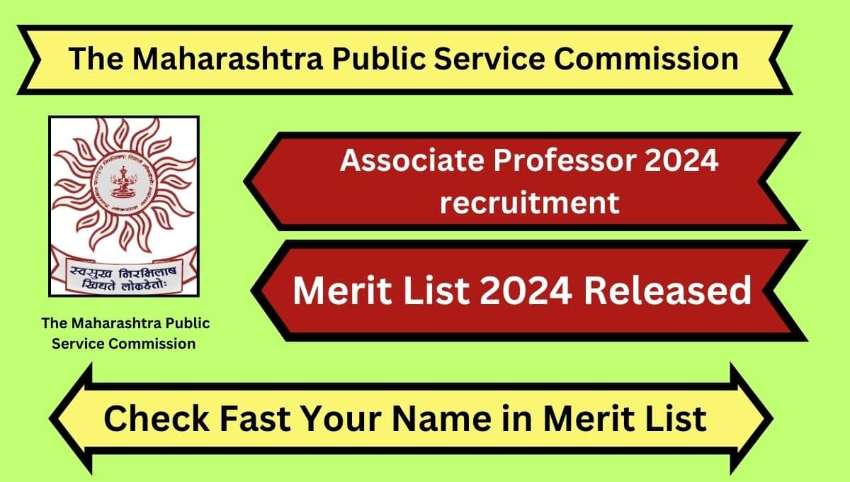 MPSC Associate Professor: