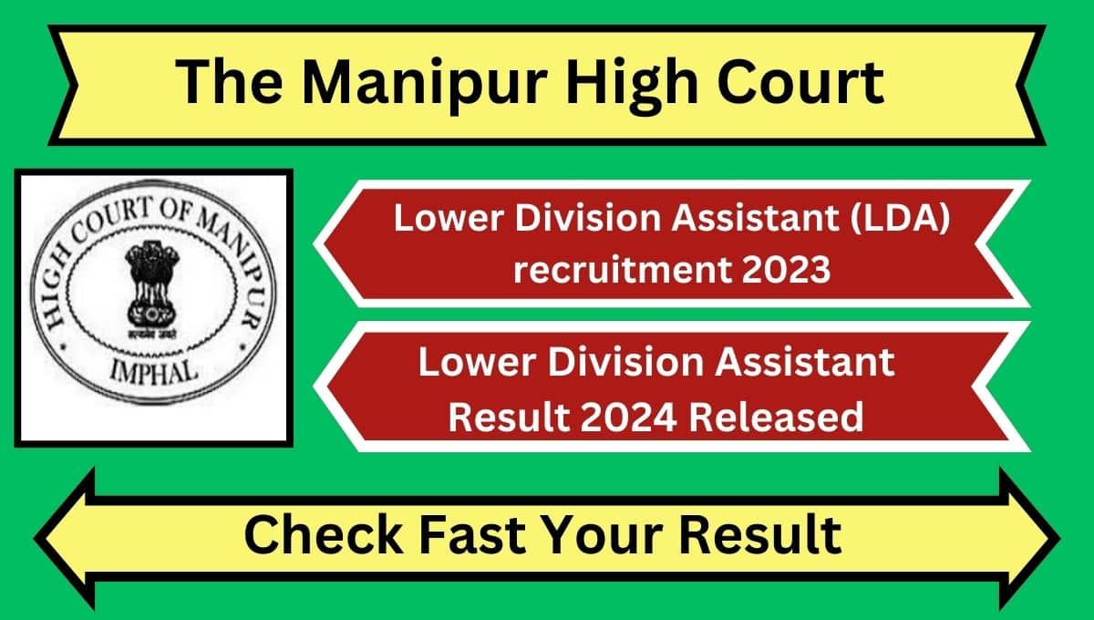 Manipur High Court Lower Division Assistant Result 2024
