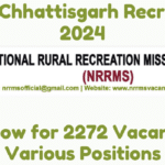 NRRMS Chhattisgarh Recruitment 2024