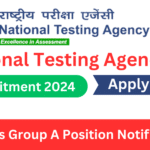 National Testing Agency (NTA) Recruitment 2024