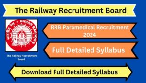 RRB Paramedical