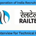 RailTel Corporation of India Recruitment 2024