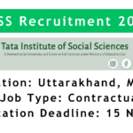 TISS Recruitment 2024 for Health & Wellness Project in Uttarakhand - Apply Now