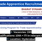 BDL Trade Apprentice Recruitment 2024