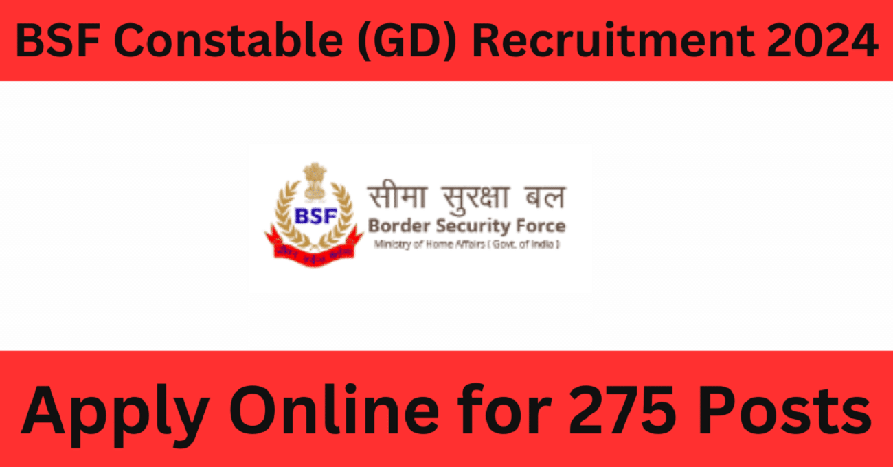 BSF Constable (GD) Recruitment 2024